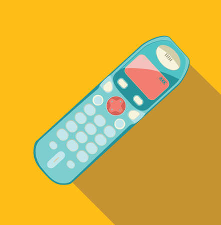 phone in retro styleのイラスト素材