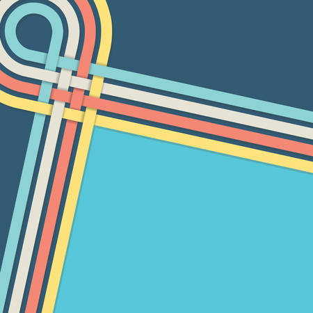 retro abstract background with stripesのイラスト素材