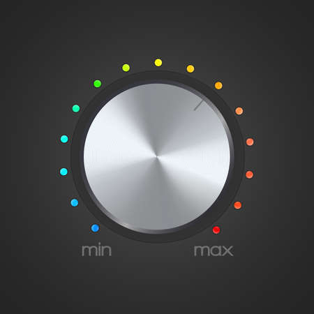 volume icon on black backgroundのイラスト素材
