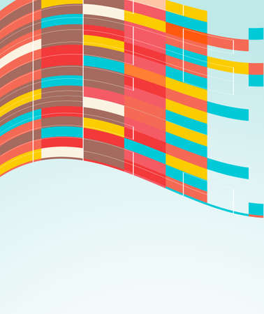 retro business mosaic backgroundのイラスト素材