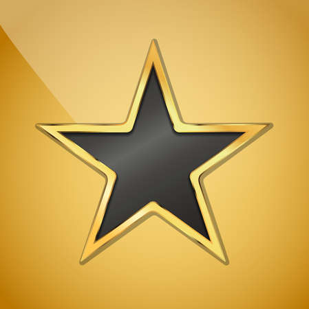 illustration of golden star backgroundのイラスト素材