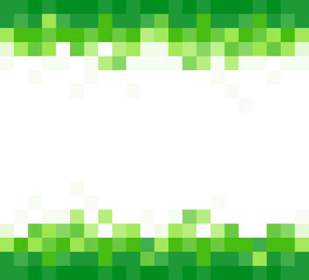 green background with mosaic effect. vectorのイラスト素材
