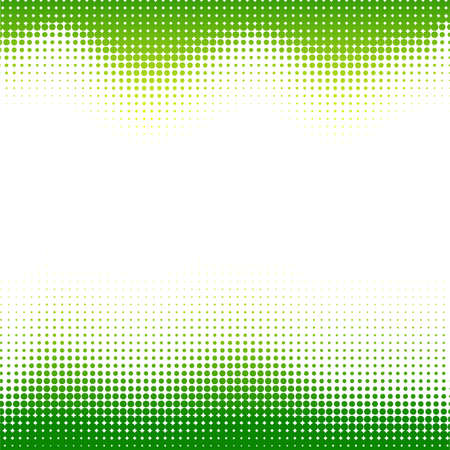 Abstract green halftone background, vector illustrationのイラスト素材