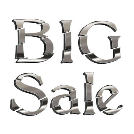 big sale silver icon on white background. vector designのイラスト素材
