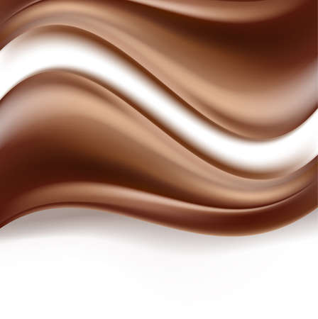 chocolate background with white stripeのイラスト素材