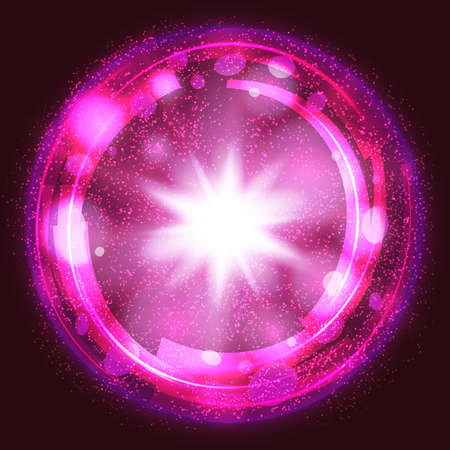 pink light burst explosion background, with rays and transparent lines. vectorのイラスト素材