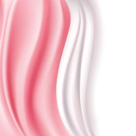 abstract pink silky soft background. vector illustrationのイラスト素材