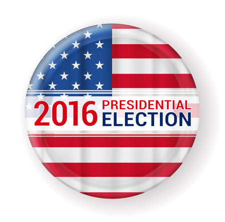 2016 presidential election badge. vector illustrationのイラスト素材