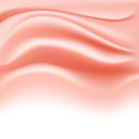 soft creamy red background on white. vector illustrationのイラスト素材
