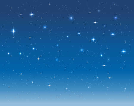 starry sky in the night. vector backgroundのイラスト素材