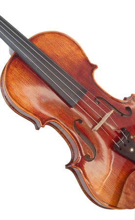 violin on whiteの写真素材