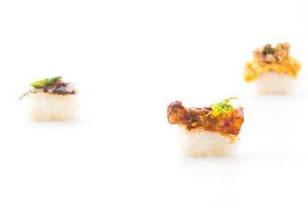 Foie gras sushi Japanese food style