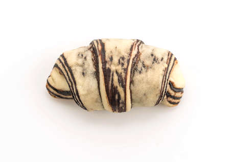 croissant - danish bread with chocolateの写真素材