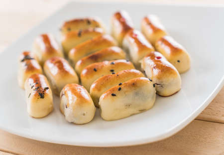 Chinese Pastry-Mung Beanの写真素材