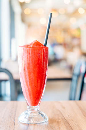 Strawberry smoothiesの写真素材