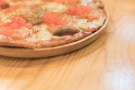 smoked salmon pizza