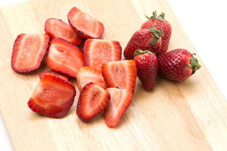 strawberry sliceの写真素材