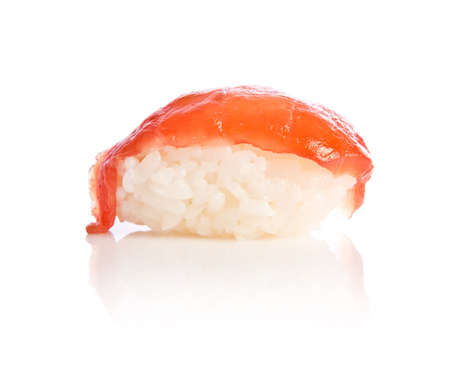Sushi food over white backgroundの写真素材