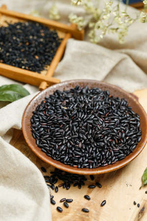 Black riceの写真素材