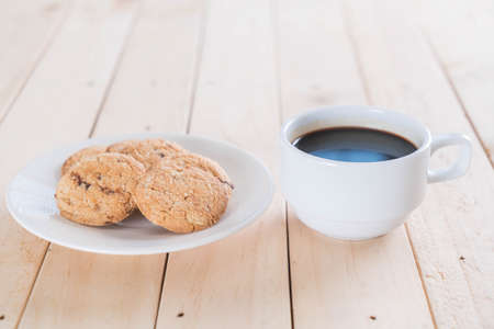 coffee and cookiesの写真素材