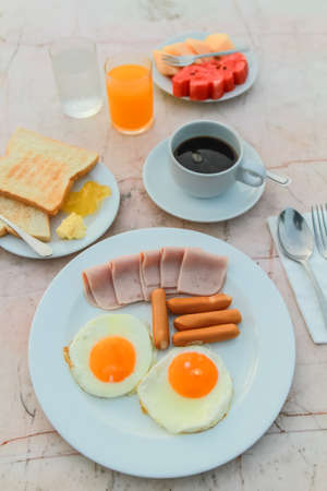 Breakfast in morning