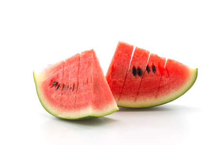 fresh watermelon on white background