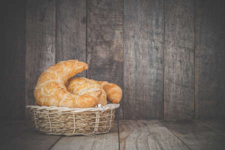 Fresh baked croissantsの写真素材