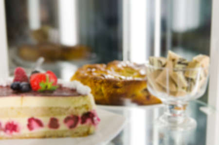 Restaurant blur backgroundの写真素材