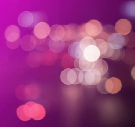 Bokeh circular light, sparkling traffic light shimmer Christmas