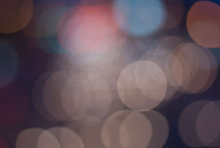 Glitter vintage background glow sparkle blurred lights of traffic in cityの写真素材