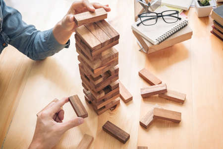 Alternative risk concept, plan and strategy in business, Risk To Make Buiness Growth Concept With...