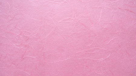 Pink Mulberry Paper texture background, Handmade paper horizontal with Unique design of paper, Soft natural paper style For aesthetic creative designの写真素材