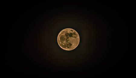 Halloween background .full moon dark cloud at night