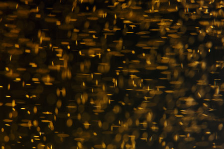 Beer bubbles abstract texture pattern background. Macro shot.