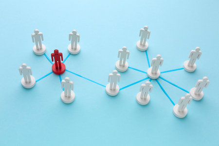 Networking concept still life compositionの写真素材