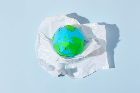 Non eco friendly plastic objects assortmentの写真素材