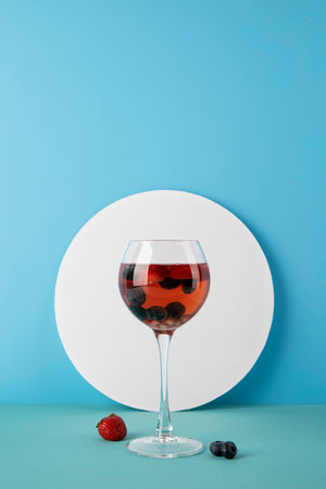 Close up foods cocktails tall glassの写真素材