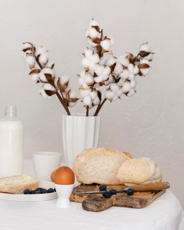 The composition healthy meal table