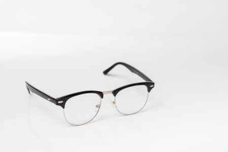 eye glasses isolated on white background