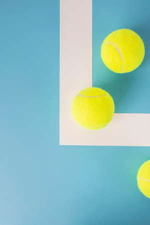 Sport elements arrangement minimal style