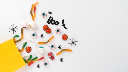 The Creative halloween elements assortmentの写真素材