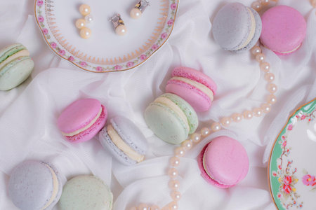 The elegant tea party assortmentの写真素材