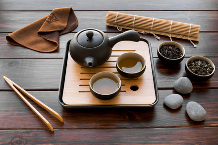 The creative feng shui arrangementの写真素材