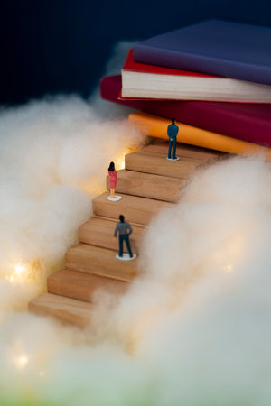 The books imagination still lifeの写真素材