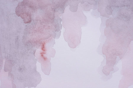 Top view watercolor paint paperの写真素材