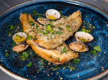 The Bass fish dish assortment