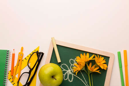 The assortment teacher day elements
