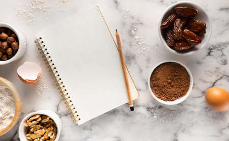 The arrangement delicious cocoa healthy recipeの写真素材