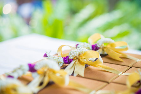 Thai wedding decorationの写真素材