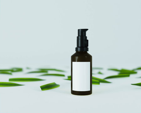 A spray tube for medicine or cosmetics.の写真素材